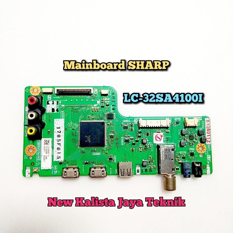 MAINBOARD TV SHARP LC-32SA4100I ORIGINAL QPWBNG820WJN3 MB SHARP 32SA4100 MOTHERBOARD TV 32sa4100i MB