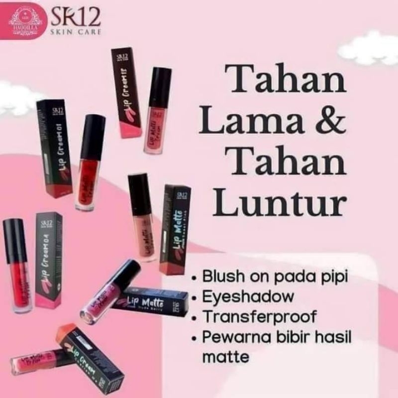 Lip Matte SR12 & Lip Cream SR12