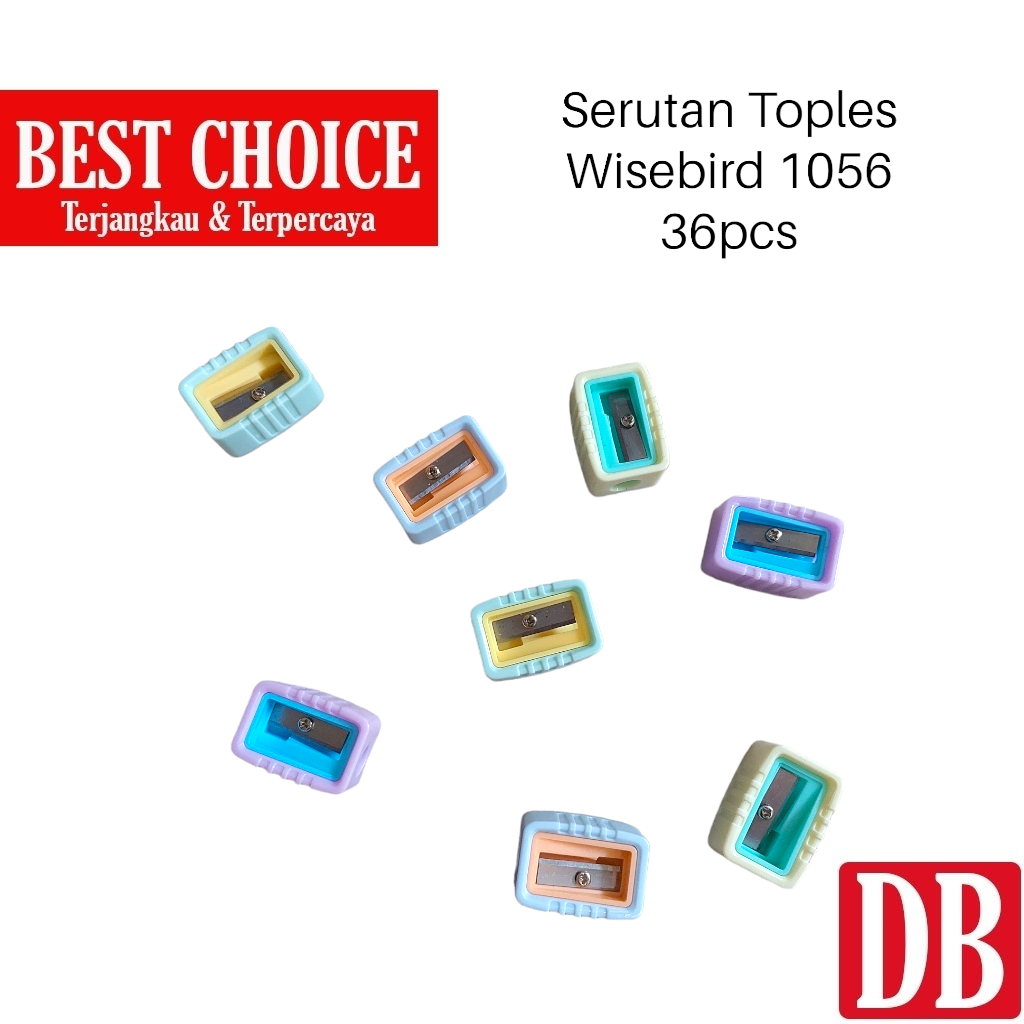 

Serutan / Rautan / Pencil Sharperner Toples Fancy Wisebird (1pcs)