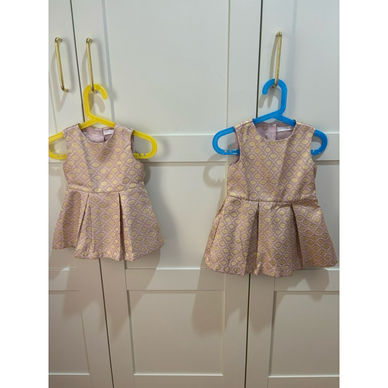 preloved dress anak pesta gingersnaps ukuran 6 bulan dan 24 bulan atau 1 tahun mothercare