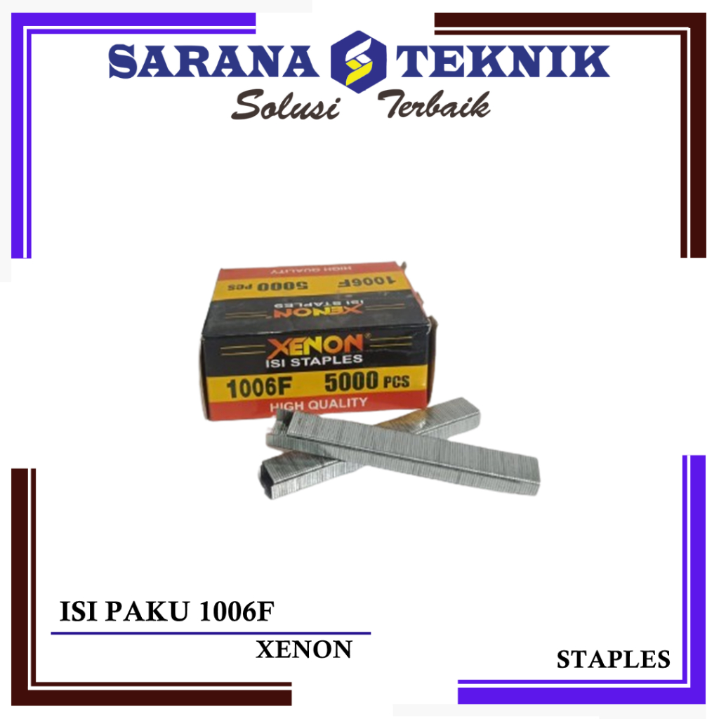 

Isi Staples Gun 1006F 5000pcs Xenon