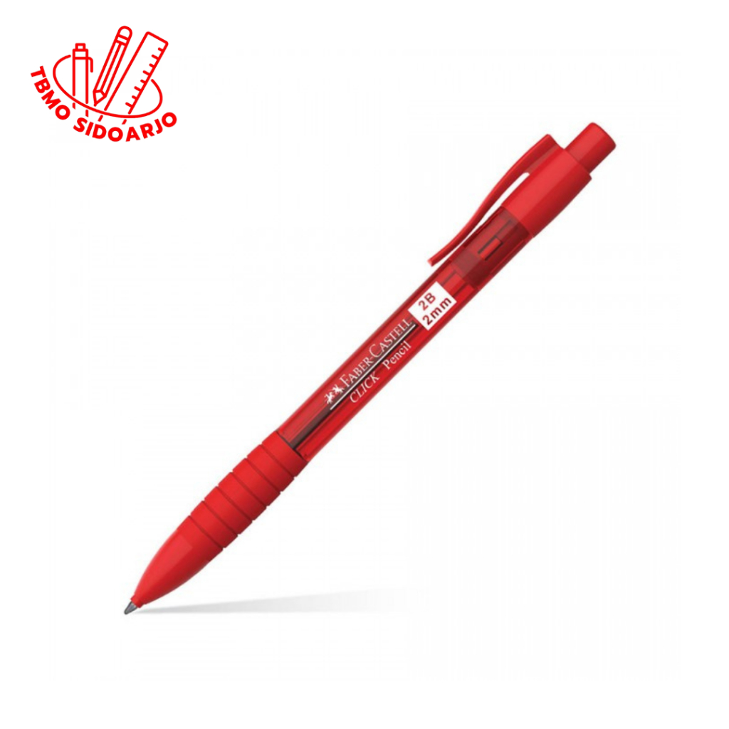

TBMO Faber Castell Mechanical Pencil 2.0 2B Bar Red 132821
