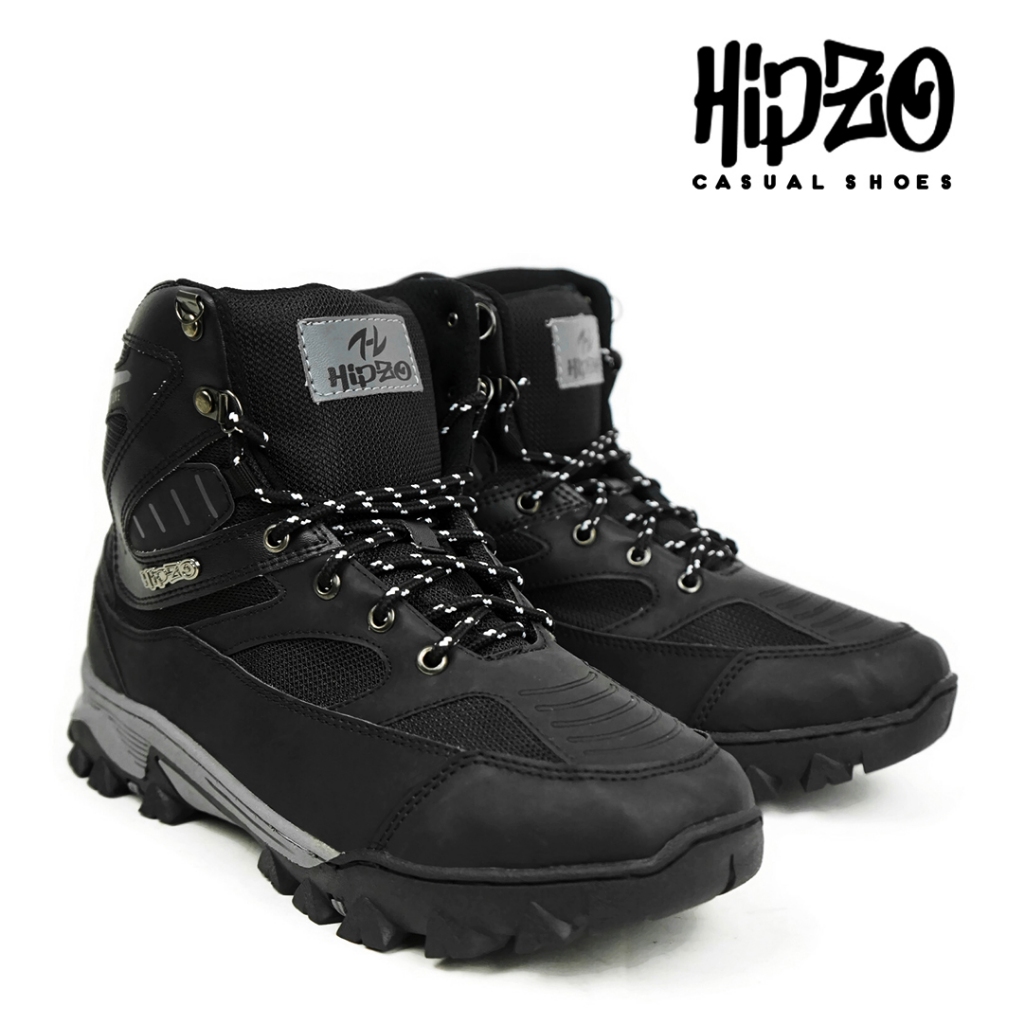 TERBARU SEPATU HIKING HIPZO M072 BOOTS HIGH QUALITY UNTUK PRIA SIZE JUMBO ORI PENDAKI