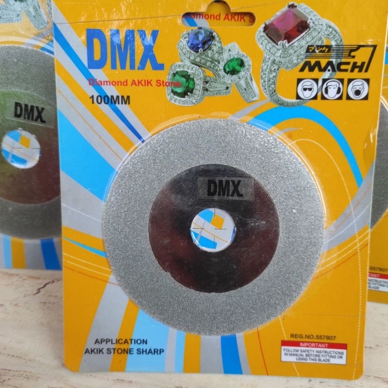 DMX diamond akik stone mata gerinda poles batu akik keramik granit size 100 mm