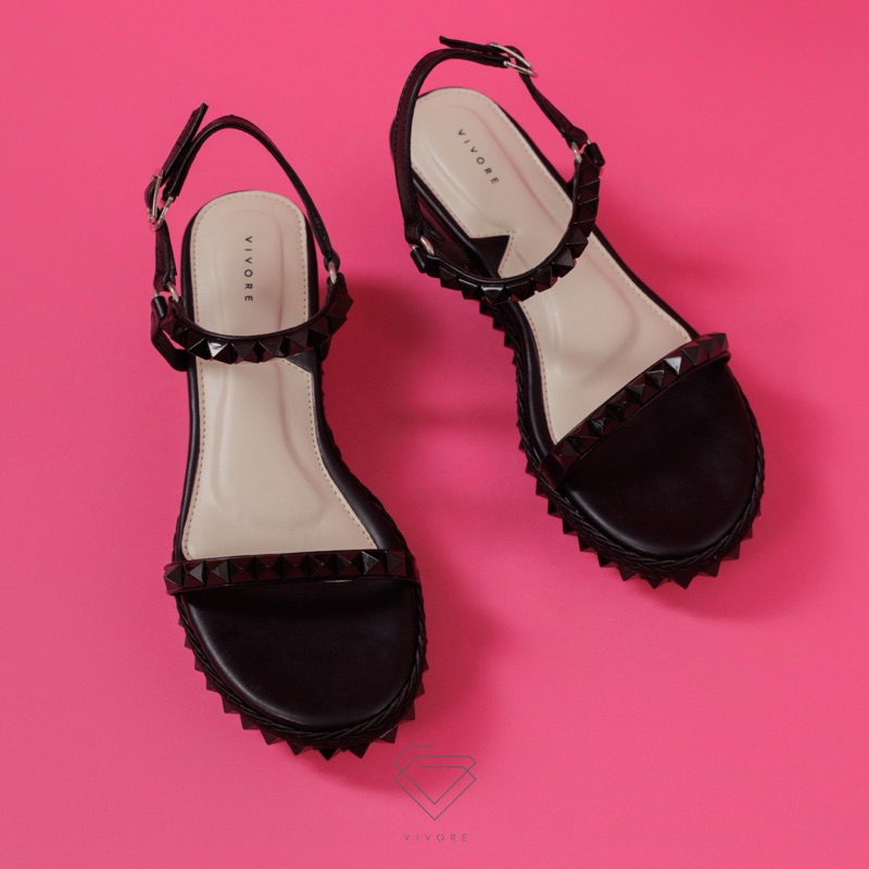 VIVORE - GRACE WEDGES (9CM & 6CM EMPUK & ANTI SLIP WEDGES)