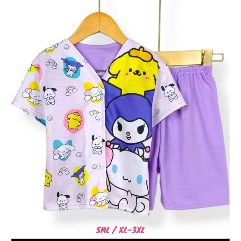 PIYAMA BAJU TIDUR ANAK DEDINA KUROMI SML