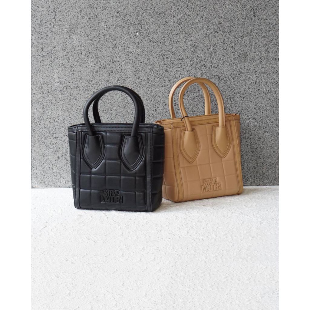 STEVE MADDEN bclark tote quilted satchel crossbody bag