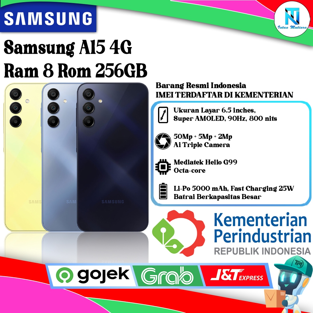 Samsung A15 Ram 8/128GB | Ram 8/256GB