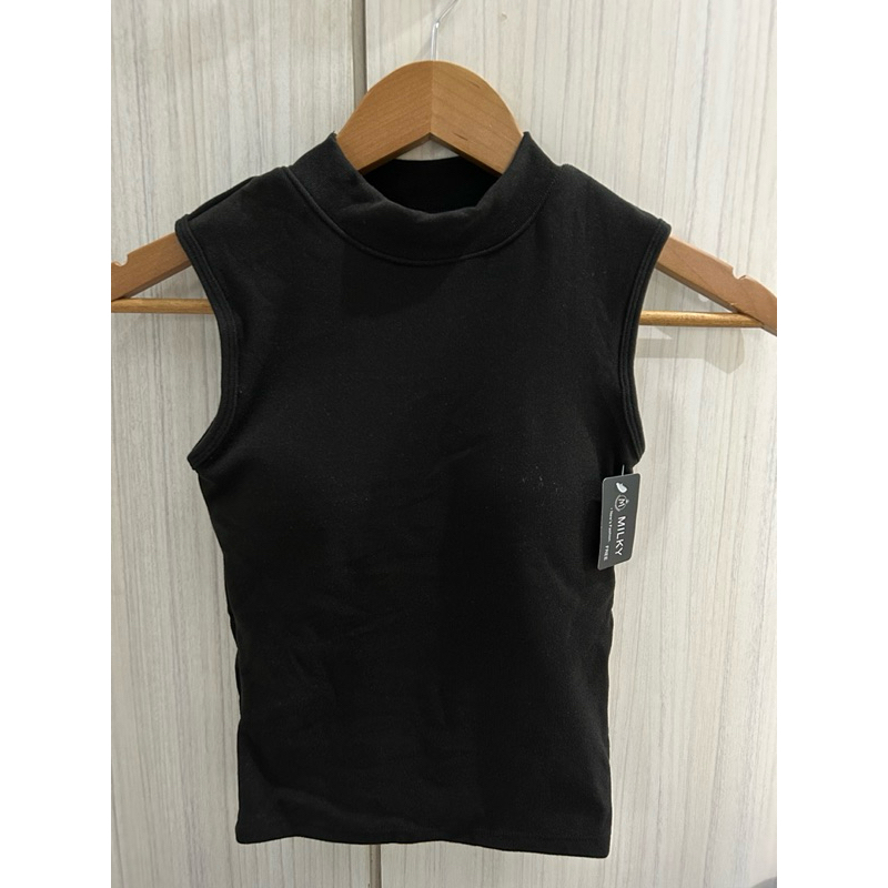 bra top milky tanktop