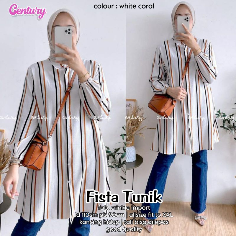 FISTA Long Tunik Import | Tunik Wanita | | Tunik Salur | | Long Tunik |