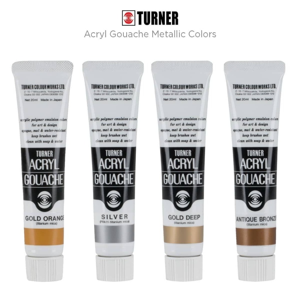 

Turner Acrylic Gouache 20ml - Opaque Colour