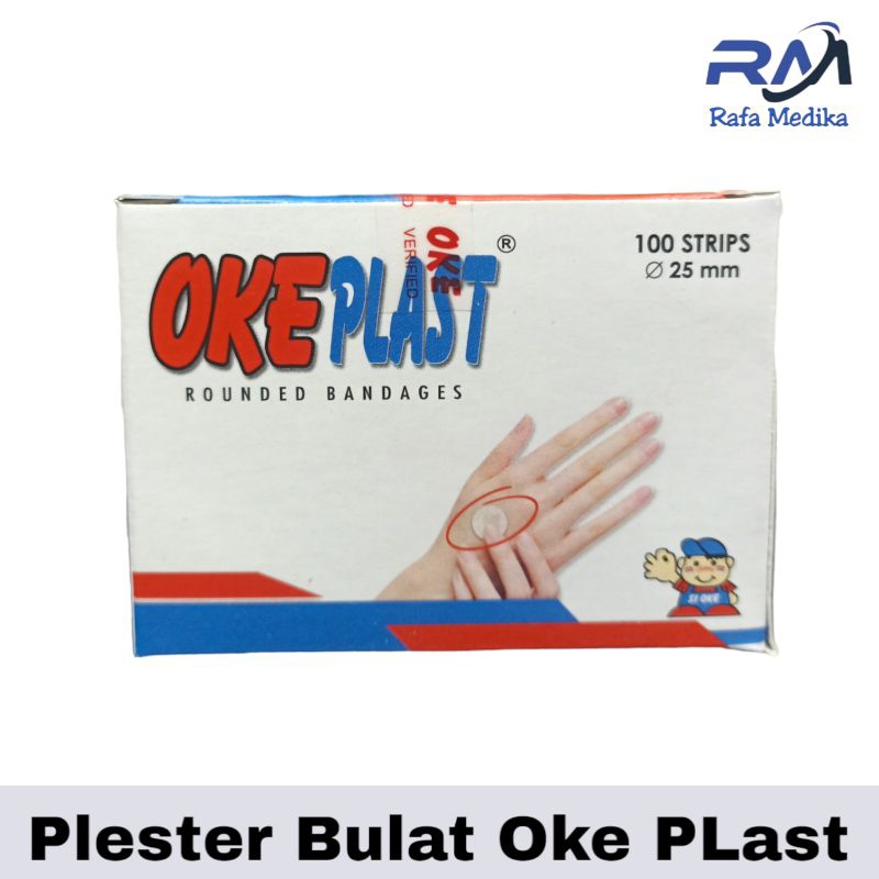 Plester Bulat OKE Plast  Plester Ok Plast  Plester Infus Oke Plast