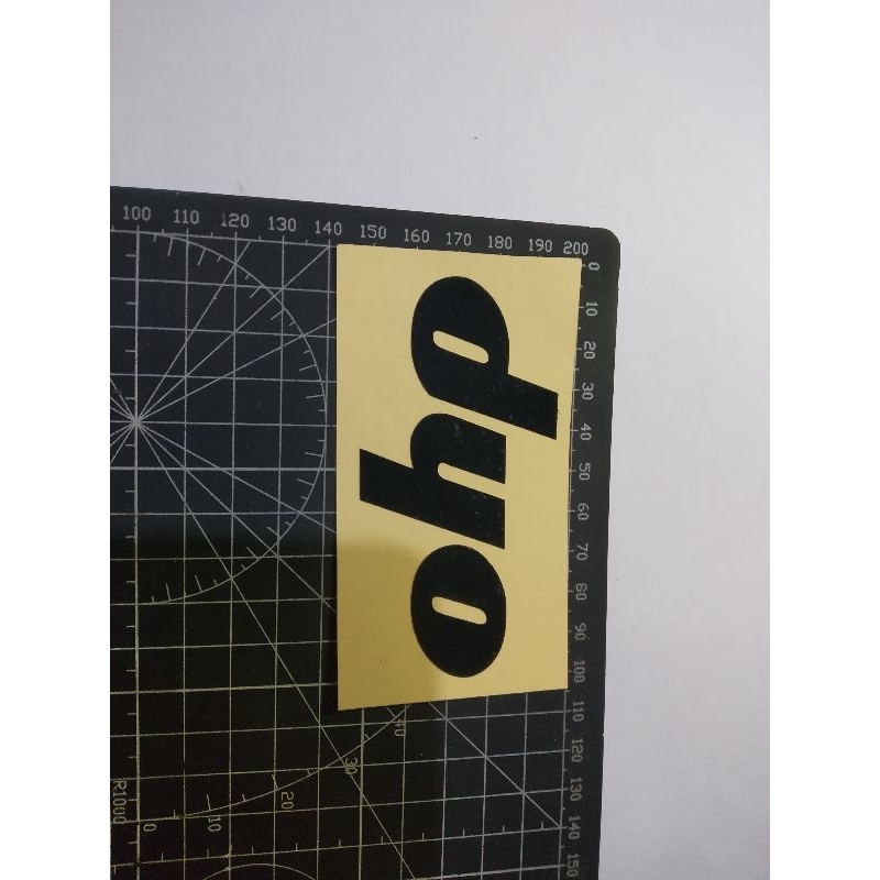 

cutting stiker dyo