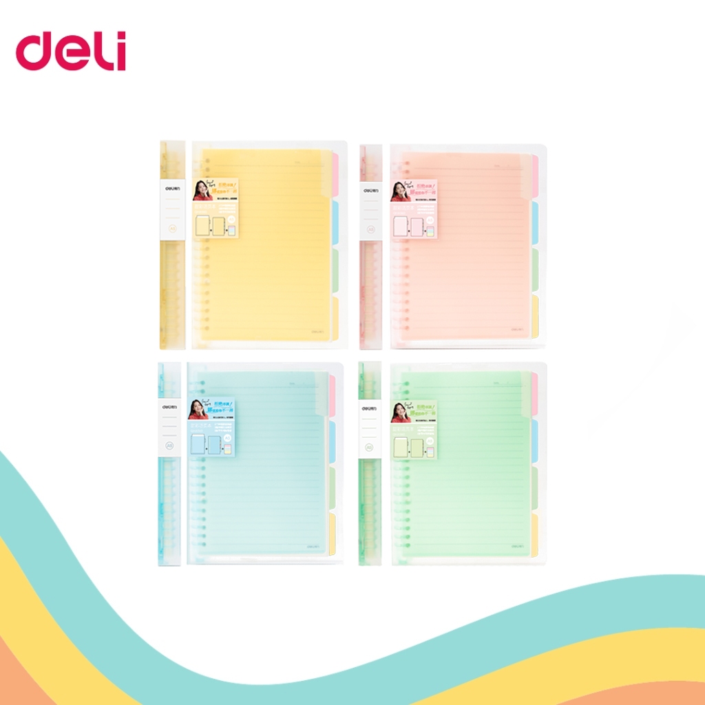 

BINDER MAP + LOOSE LEAF A5 DELI QH-A560 (1 PCS)