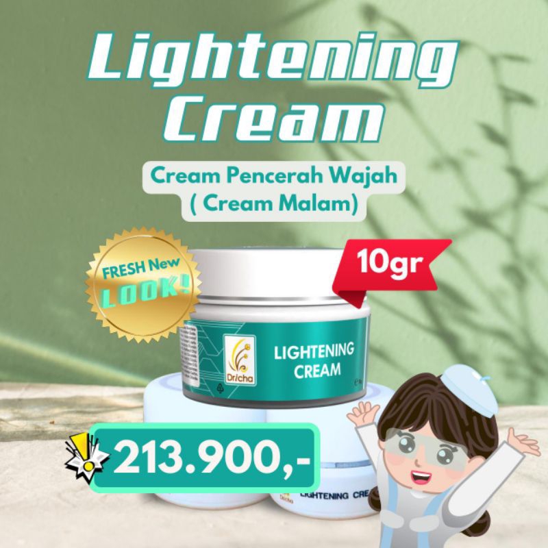 TERLARIS TERBESTSELLER LIGHTENING CREAM DRICHA BYE DR IKA DRICHA SKINCARE ORIGINAL READY STOCK SIAP 