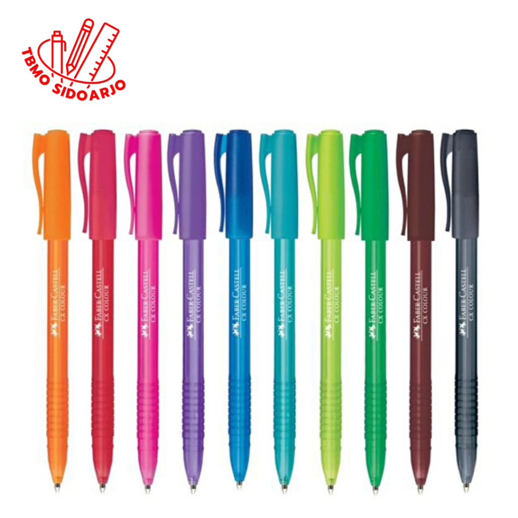 

TBMO Faber Castell Bolpen Warna Pen CX Colour 1.0 Per Pcs