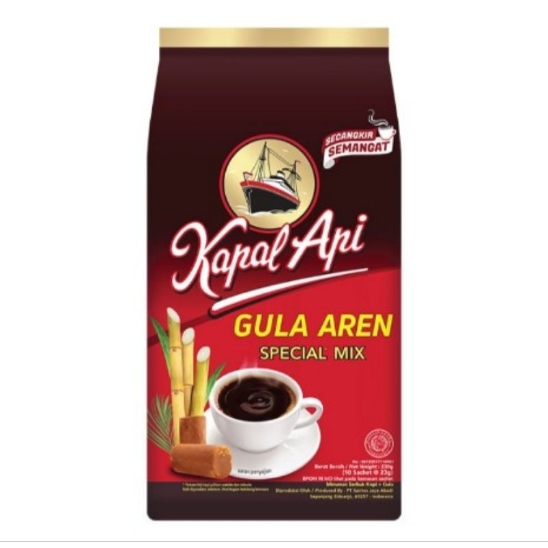 

Kapal Api Kopi Gula Aren 10×23gr x