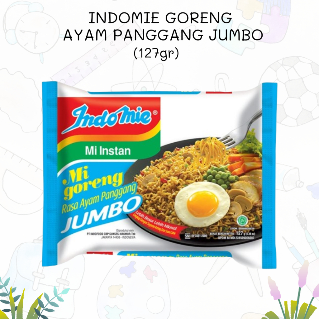 

INDOMIE GORENG AYAM PANGGANG JUMBO 127gr