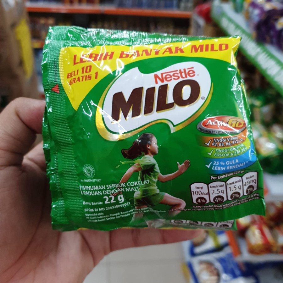 

RTG 10*22GR - SUSU MILO ACTIV RENTENG ISI 10 PCS / SUSU COKLAT 521797