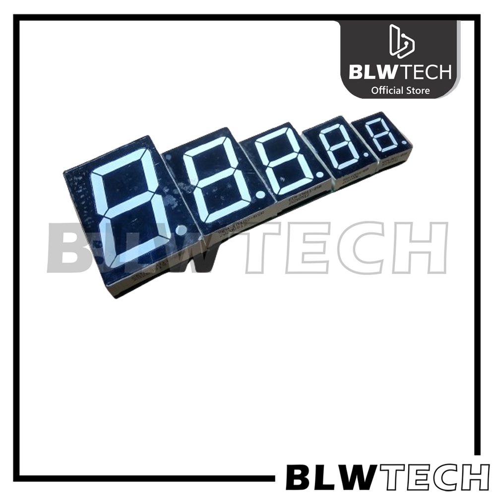1 set PCB + 7segment 0.8 inch CA Merah Terang KEM