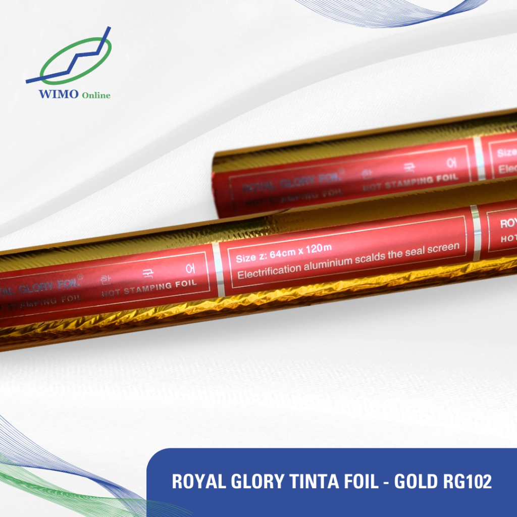 TINTA FOIL HOT STAMPING FOIL ROYAL GLORY GOLD RG 102 RG102