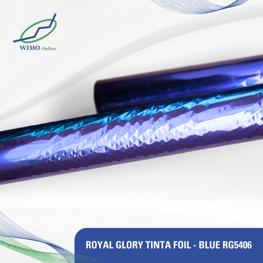 

TINTA FOIL HOT STAMPING FOIL ROYAL GLORY BLUE RG 406 RG406