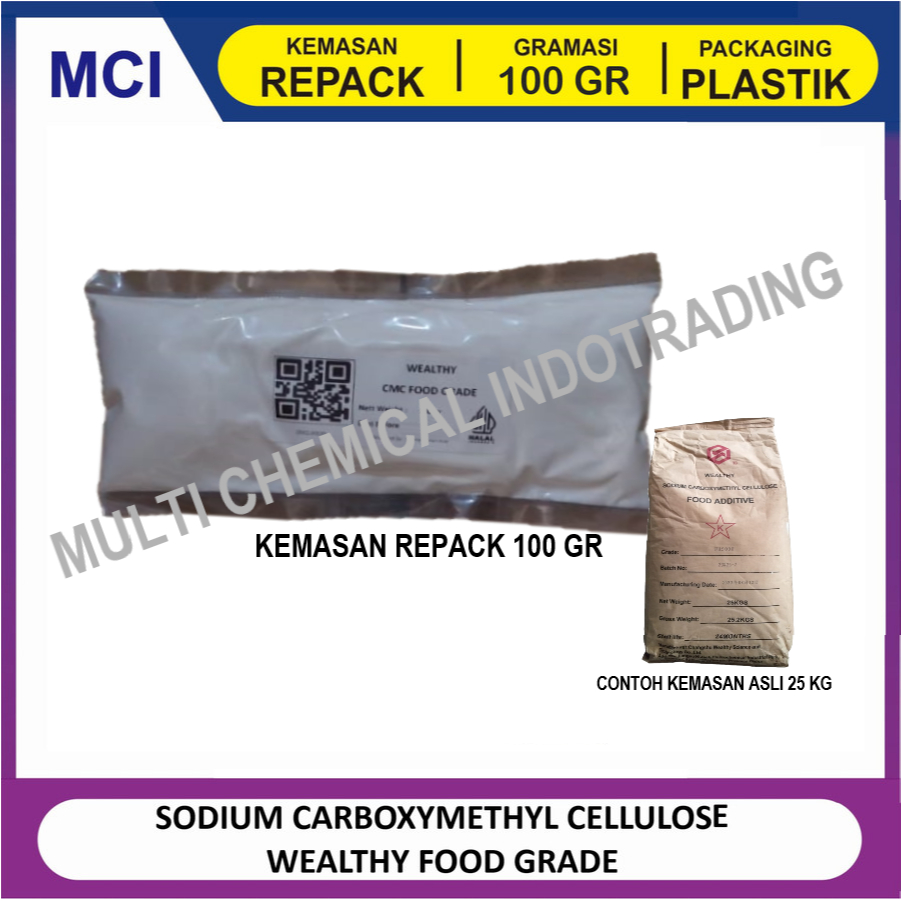 

SODIUM CARBOXYMETHYL CELLULOSE / CMC FOOD GRADE || 100gr