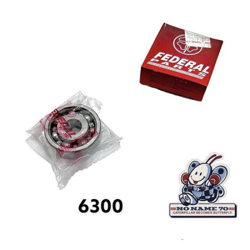 Laher Bearing 6300 Roda Depan Suzuki RC80 RC100 Crystal Tornado Federal