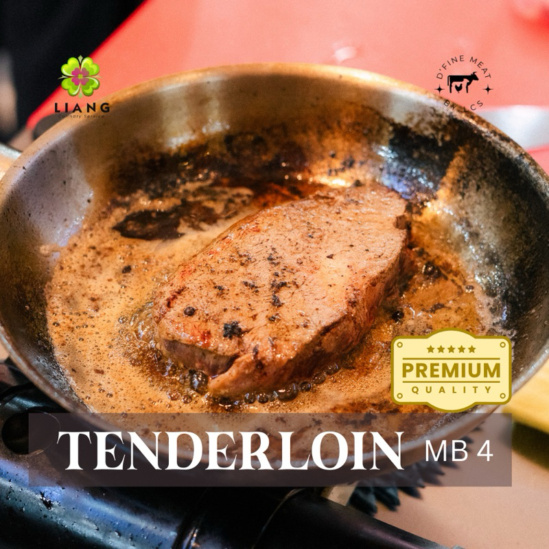 

TENDERLOIN Angus MB 4 - Harga mengikuti berat potongan yang tersedia atau sesuai permintaan. Barang yang sudah dibeli TIDAK DAPAT DIKEMBALIKAN/DITUKAR dengan alasan apapun.