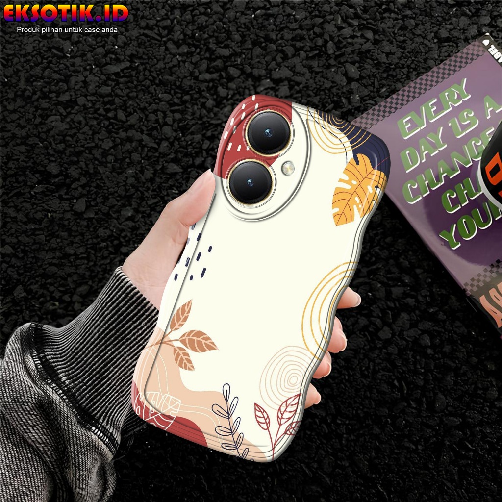 Case Vivo Y27 Gelombang - Casing Vivo Y27 - Silikon Vivo Y27 - Softcase Vivo Y27 - Kesing Vivo Y27 -