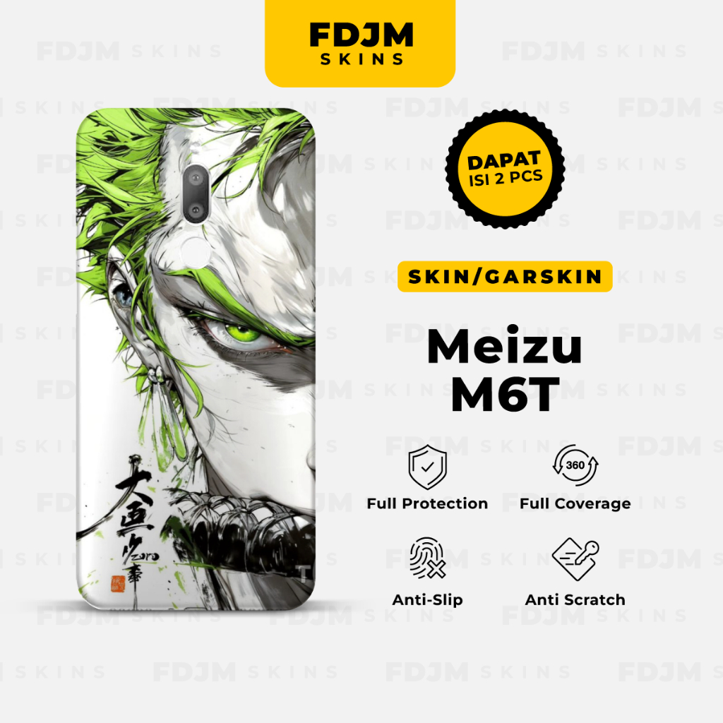 Meizu M6T Skin/Garskin/Case Dapat Isi 2 (Bebas Custom Bisa Semua Model Handphone)