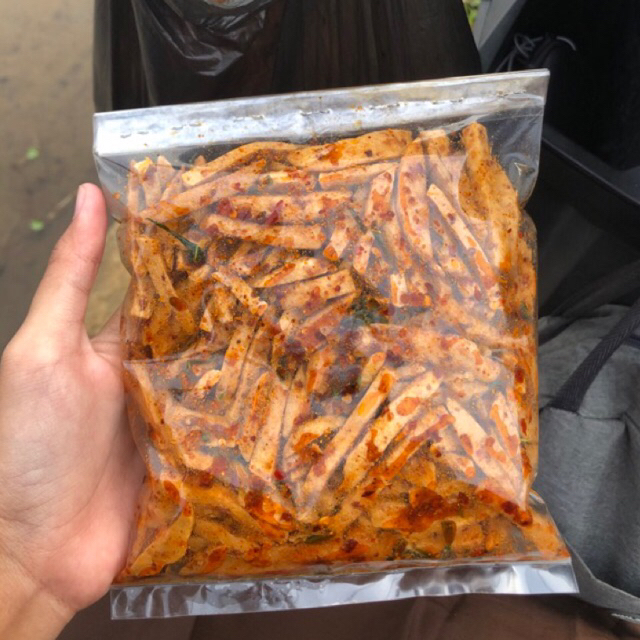 

[ BISA COD ] BASRENG KRIUK DAUN JERUK! ORIGINAL, PEDAS, BALADO, 200GR. BASRENG DAUN JERUK GURIH XTRA DAUN JERUK BUATAN TANGAN SENDIRI