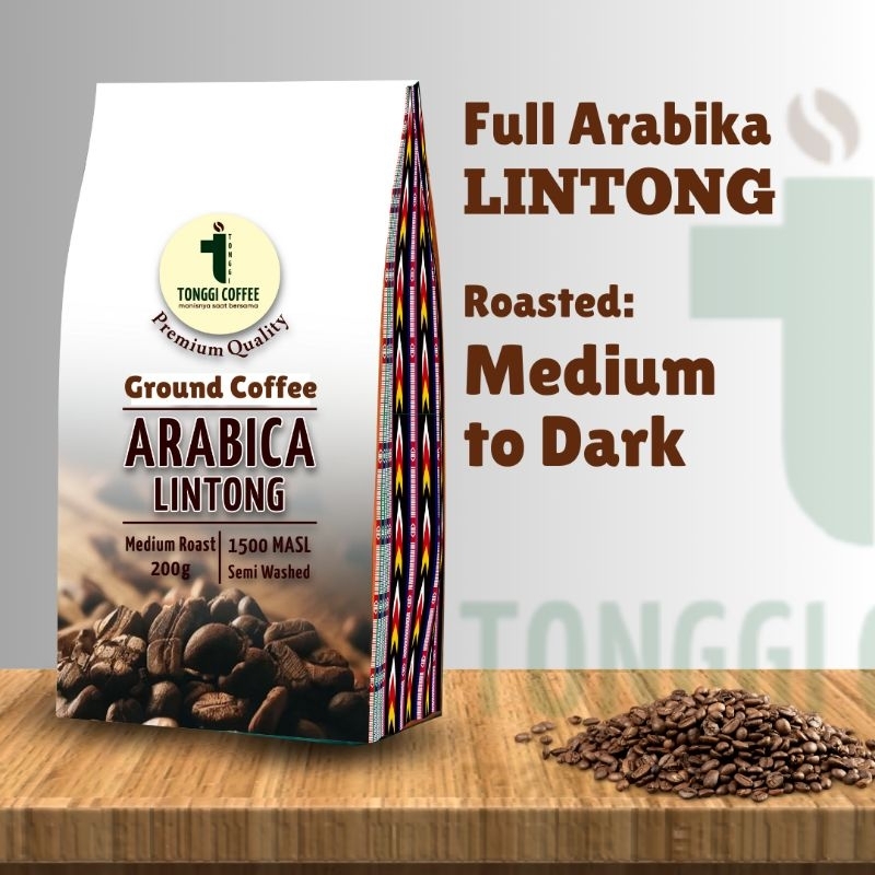 

Kopi Bubuk Full Arabika Lintong 200gr