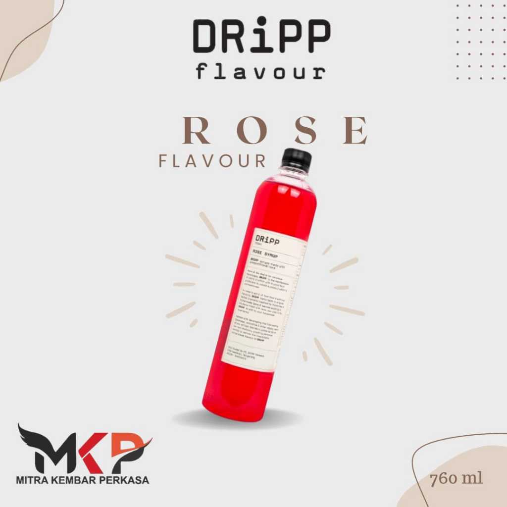 

DRIPP ROSE SYRUP - Gourmet Syrup-