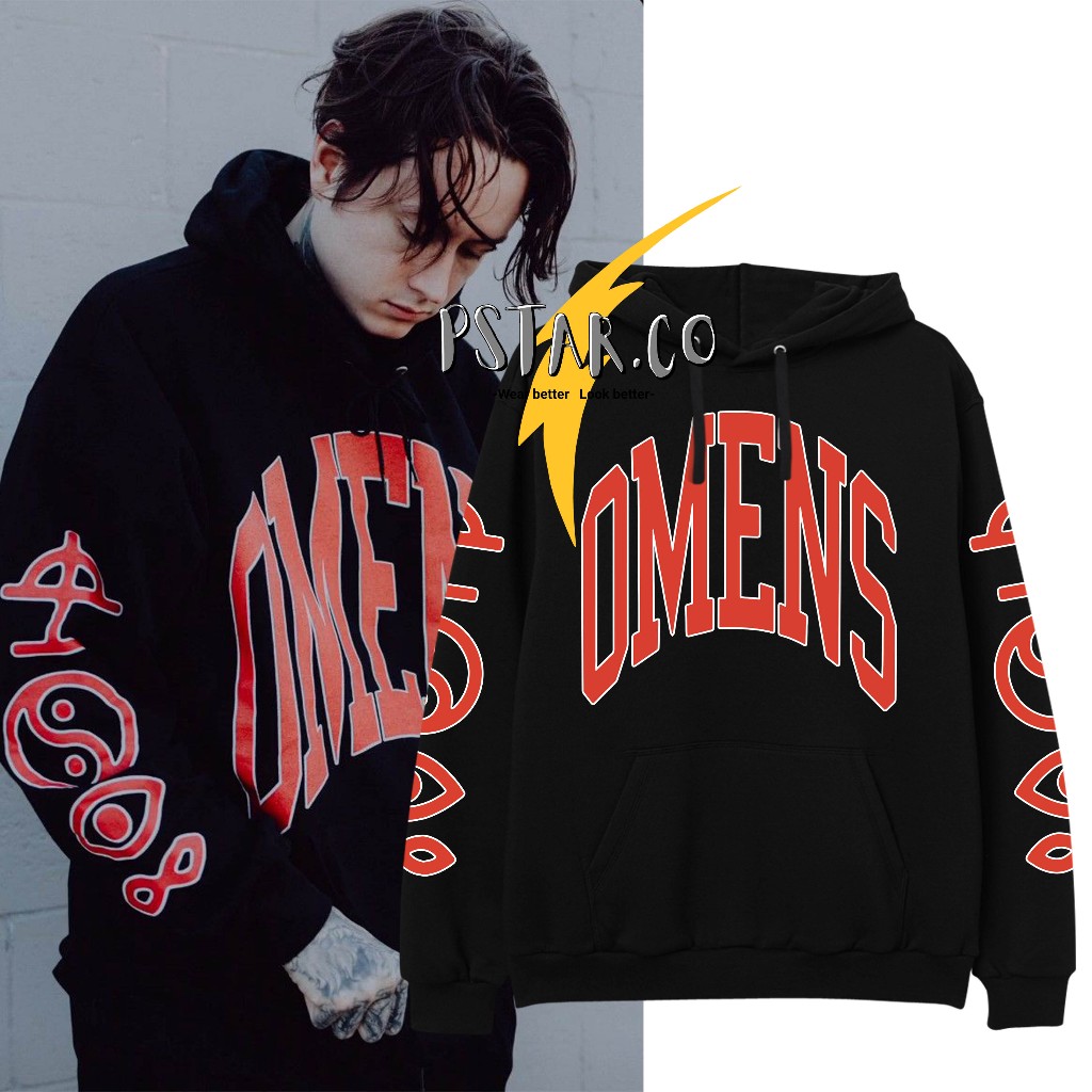Jaket Hoodie Bad Omens Noah Sebastian merch Band Bad Omens