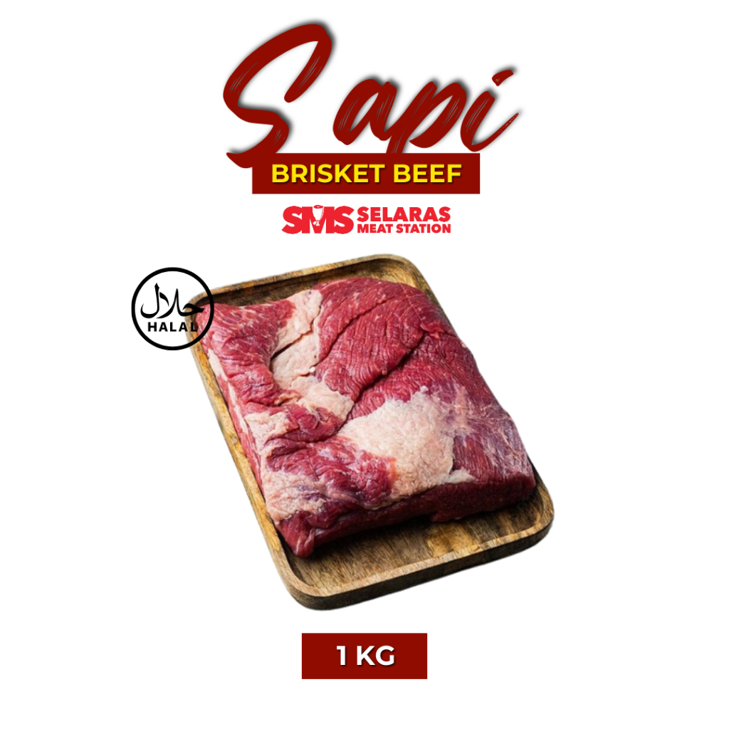 

Daging Sapi Brisket PE/Sandung Lamur Premium Import AUS 500 gr - 1 Kg Frozen Tangerang