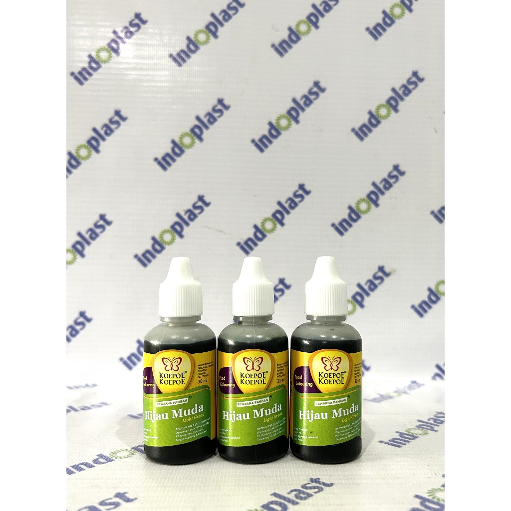 

Koepoe Pewarna Makanan Koepoe Kupu Foodgrade Food Coloring Baking 30ml - Hijau Muda