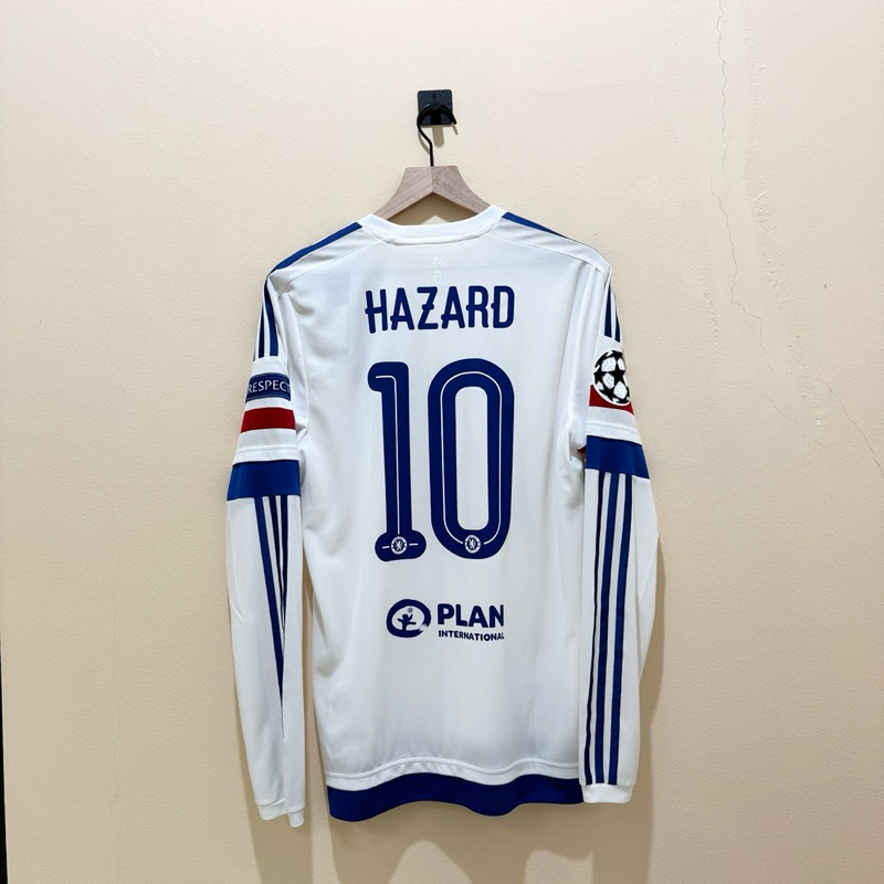 Jersey Original Chelsea Away 2015/2016 Adizero Player Issue UCL Version LS Hazard #10