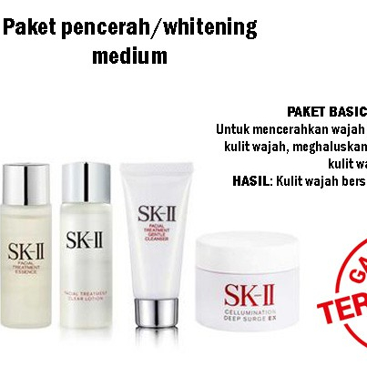 SK-II/SK2 Paket Medium Whitening/Pencerah promo