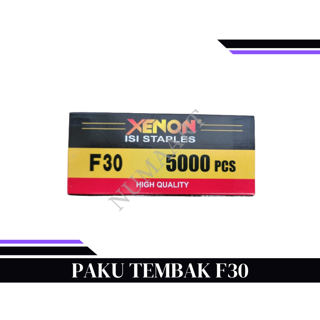 

XENON ISI STAPLES MESIN PAKU TEMBAK F30 REFILL AIR NAILER STAPLES