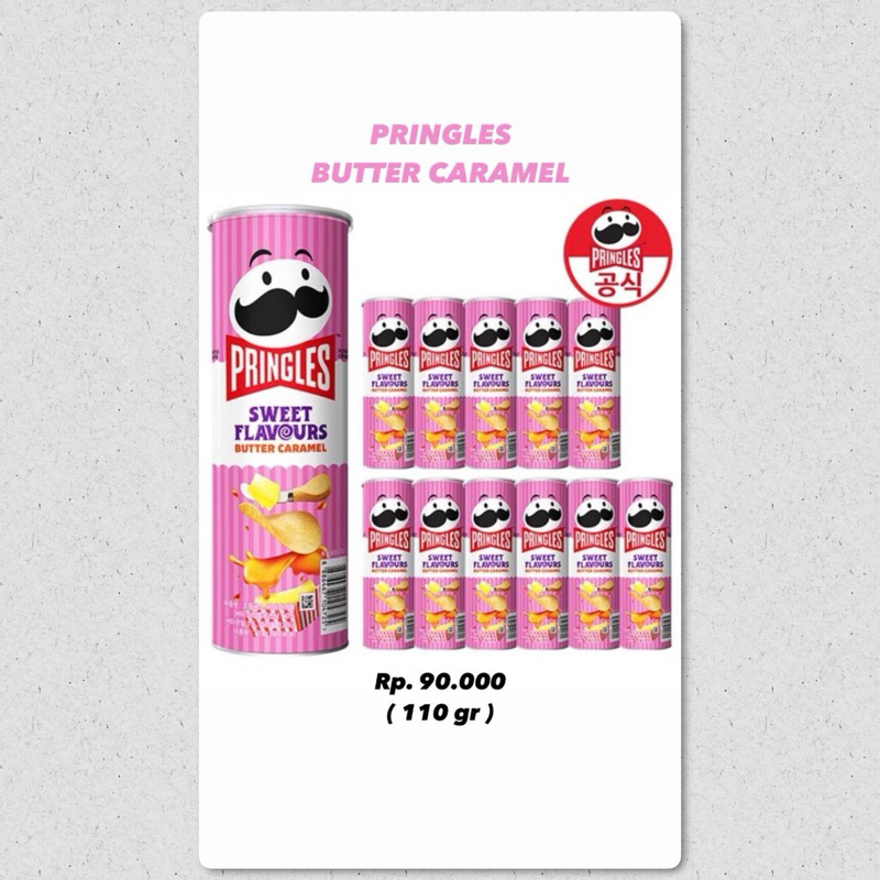 

PRINGLES BUTTER CARAMEL 110 gr