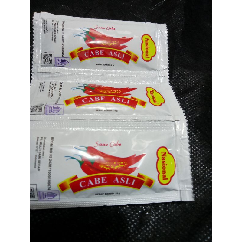 

SAUS CABE NASIONAL 10 SACHET 9 GRAM
