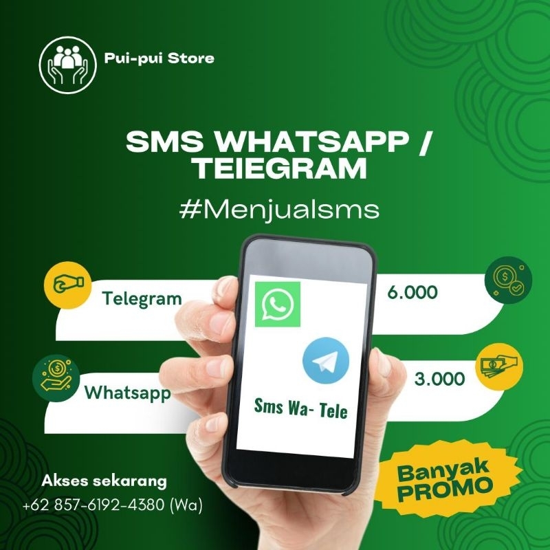 Akun Telegram dan Whatsapp Segar 