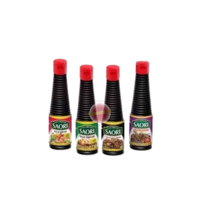 

Saori saus Tiram - Saori Saus Teriyaki - Saus Lada Hitam133ml