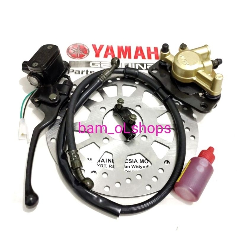 Minyak Rem+Selang Rem+Piringan+Master Rem+Kaliper Depan Yamaha Vega ZR,Vega R New,X-Ride 115,