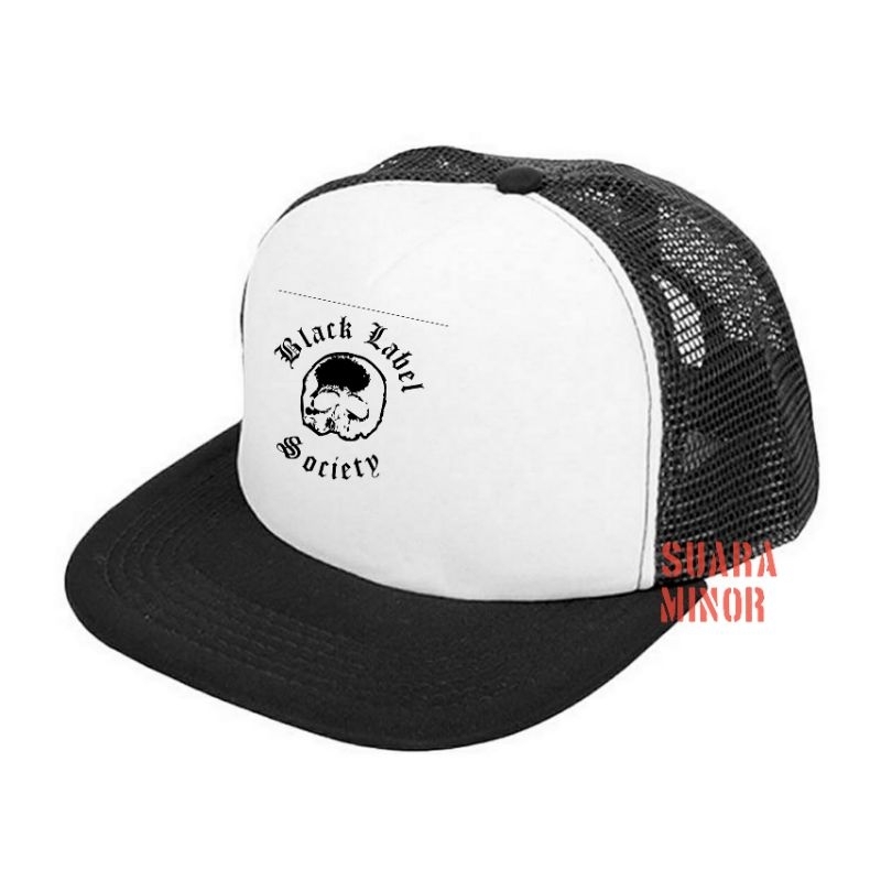 Topi Snapback Trucker jaring hitam pria original distro
