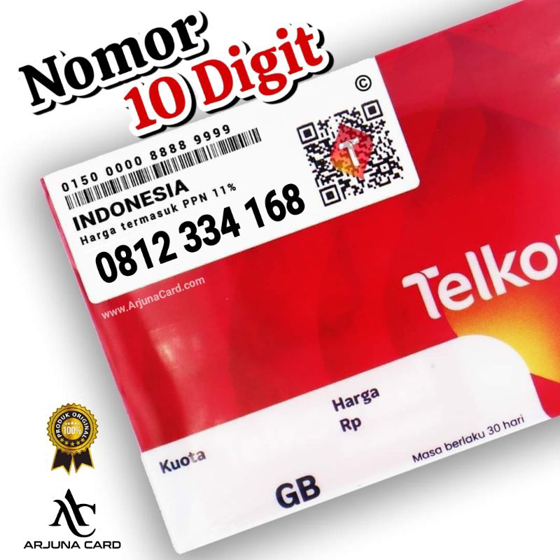 Nomor Cantik Telkomsel 10 digit 168