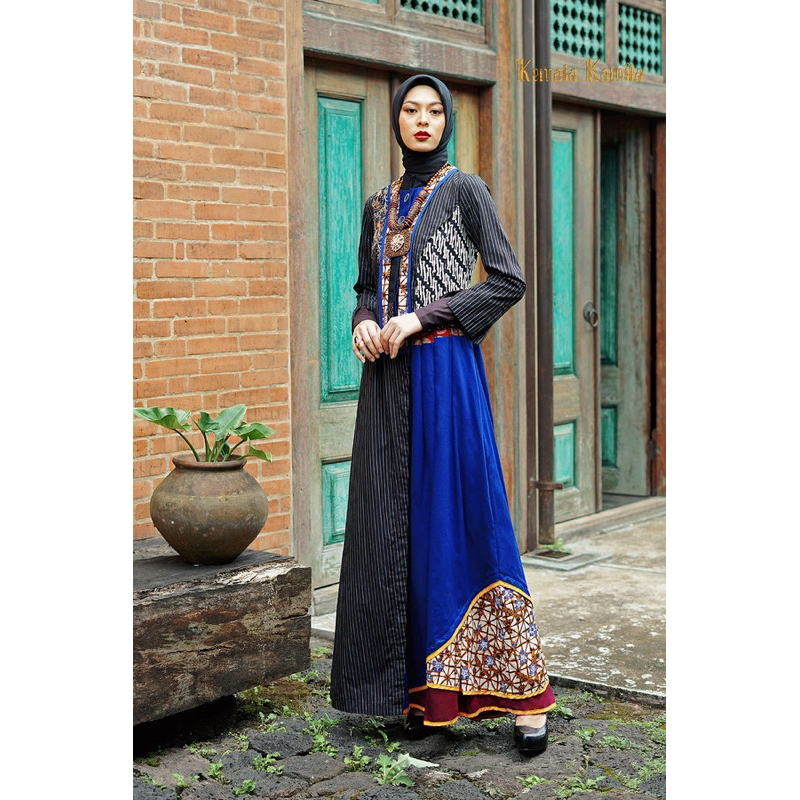GAMIS TUNEECA BIMALA T-0622004 KEMALA KAMILA /GAMIS BATIK TUNEECA MEWAH ETNIK KEKINIAN ORIGINAL EKSL