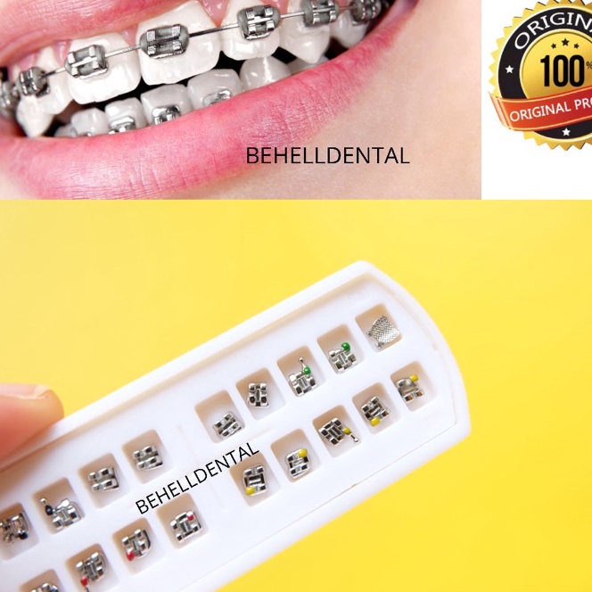 FG2 ORIGINAL BRACKET BEHEL GIGI METAL METALIC ORTHO FDA  AEGIS  GEOUSIS  LUXURY MINI ROTH MENGKILAP 