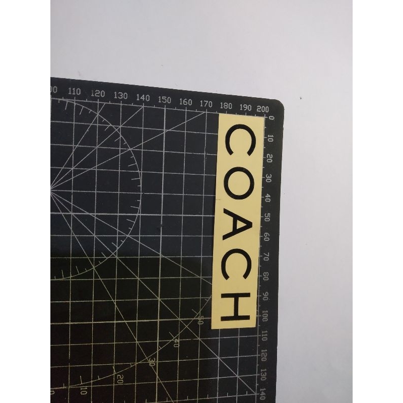 

cutting stiker coach